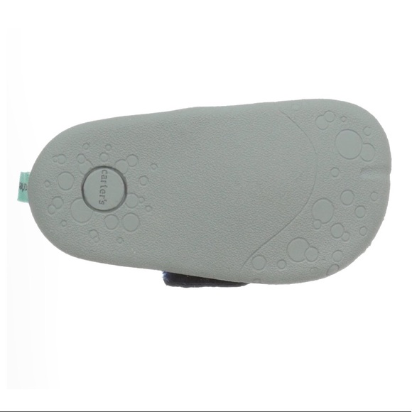 Carter’s shoes navy blue 6-9 months stage 1 crawl Velcro New NWT - Picture 5 of 8